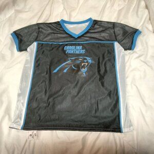 Carolina Panthers Youth Large (L) NFL Flag Football Reversible Jersey